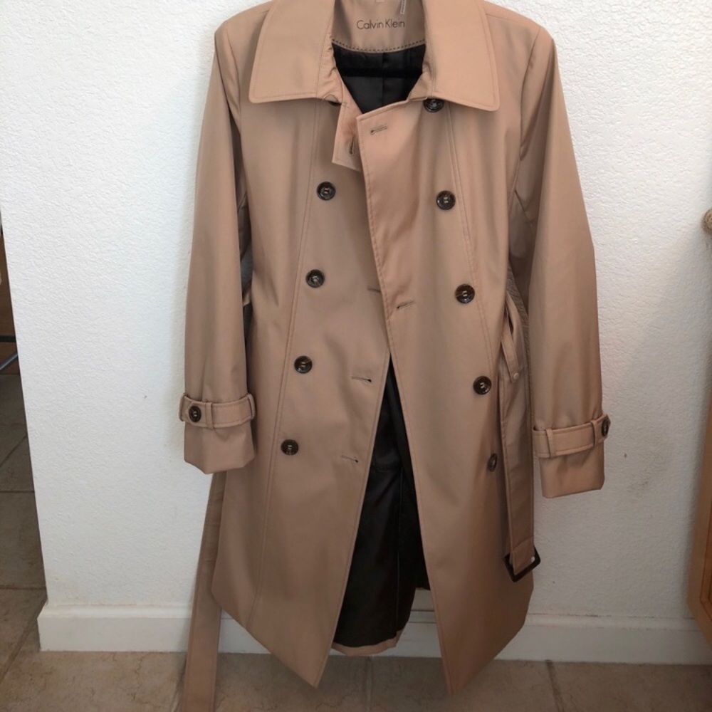 Water Resistant Calvin Klein Trench Coat