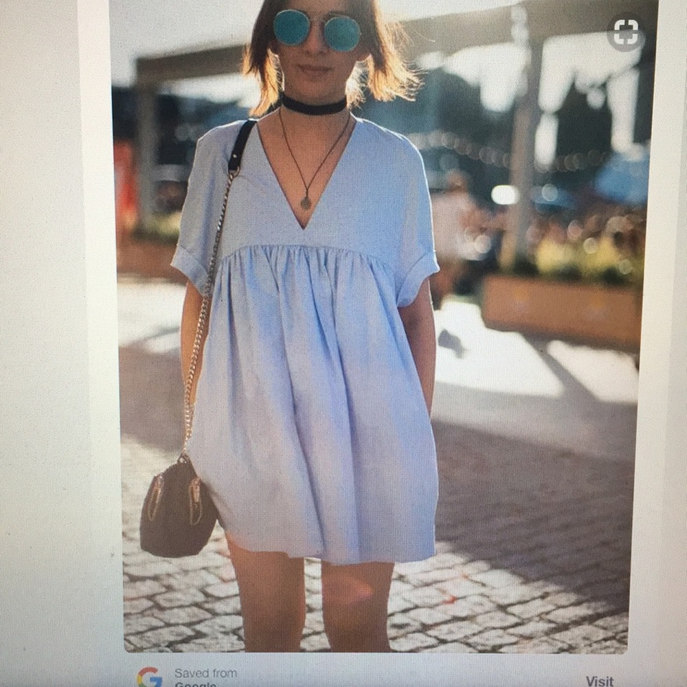 ISO vneck babydoll shift dress