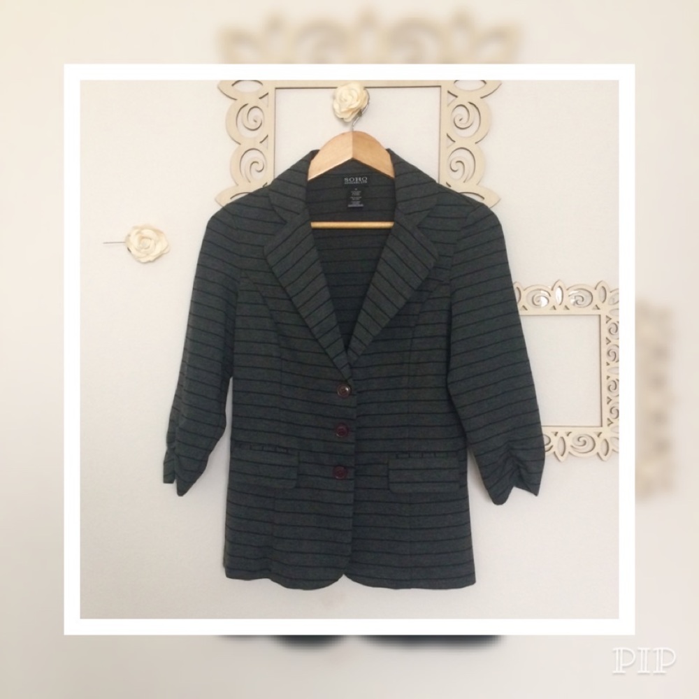 Soho Striped Suit Jacket
