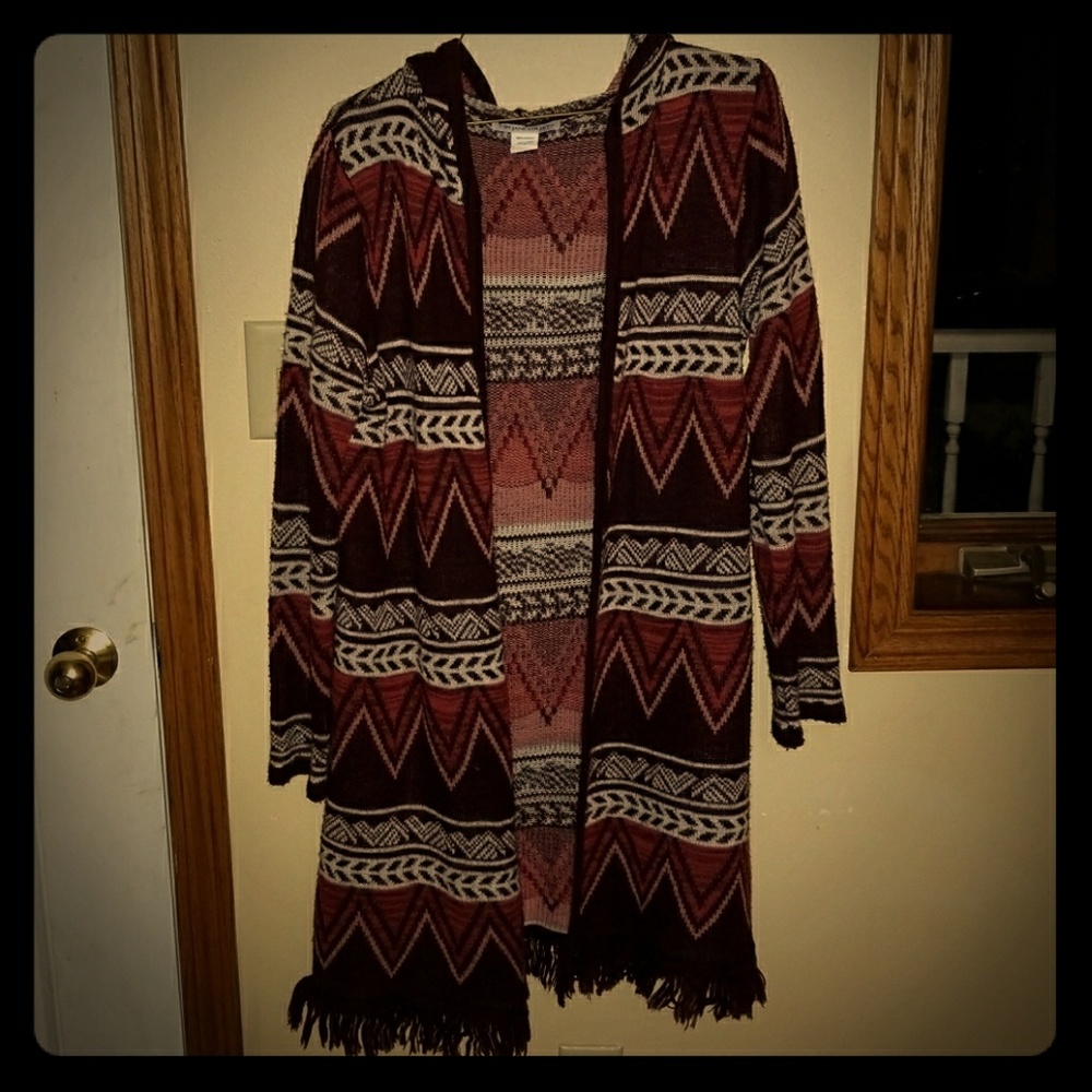Long sweater, fun design