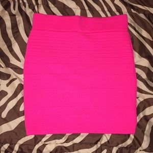 Hot Pink Mini Skirt