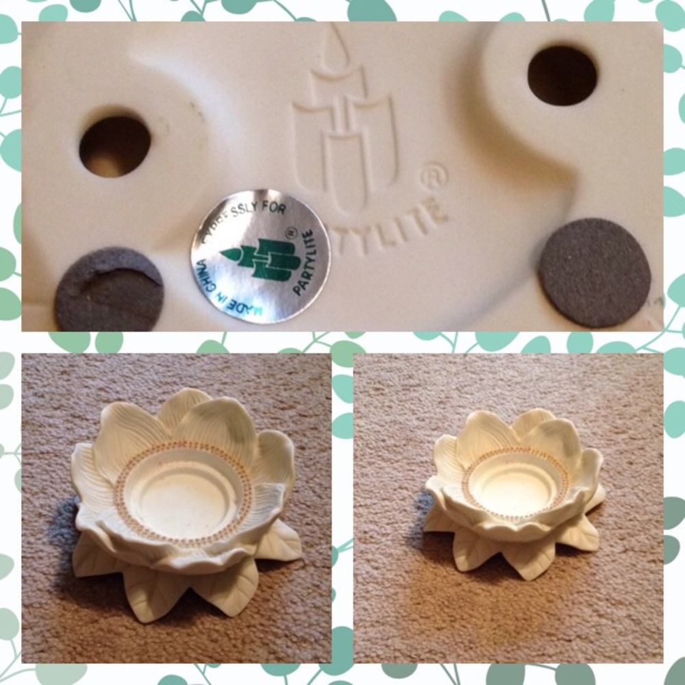 PartyLite Flower Candle holder