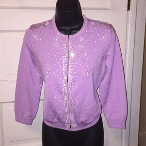 Great crop sweater pink stretchy all yours