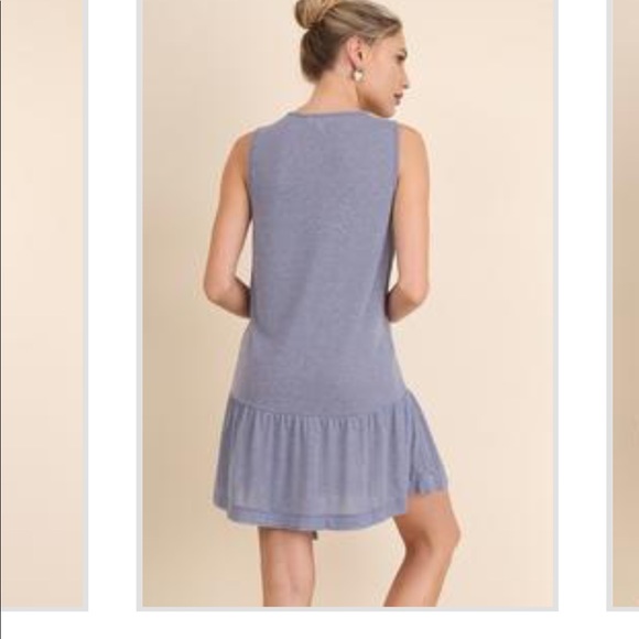 sleeveless tie front dress