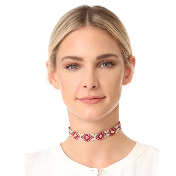 rebecca minkoff // colorful woven choker - Picture 5 of 6