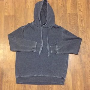 Soft Light Wash Grey Hoodie