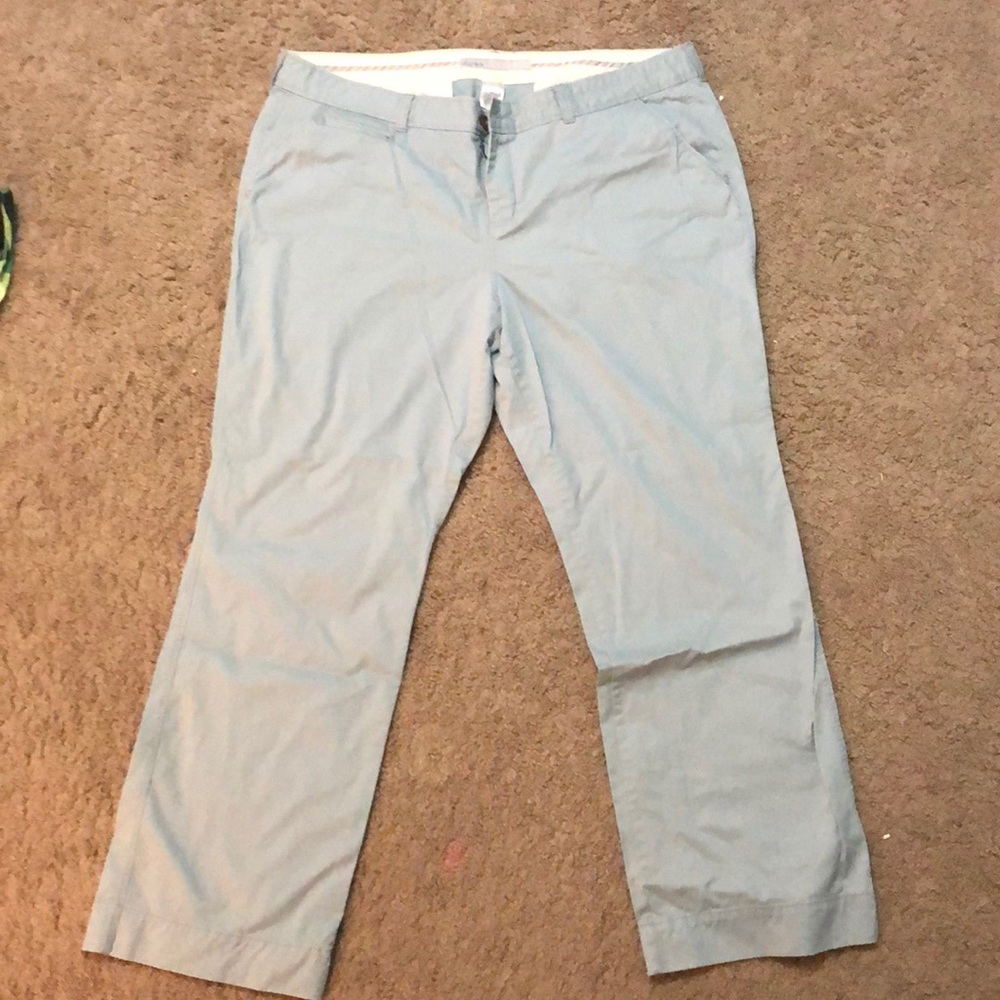 Light blue cotton pants