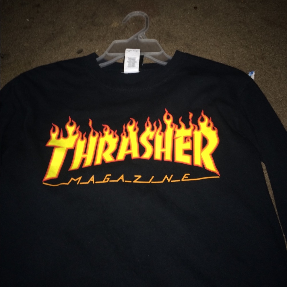 A thrasher long sleeve shirt