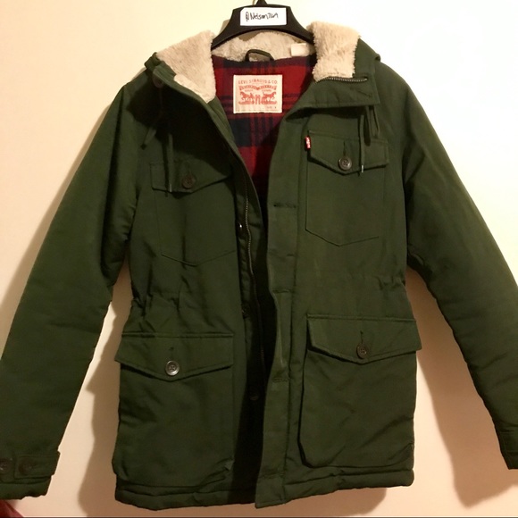 fleece lined parka mens