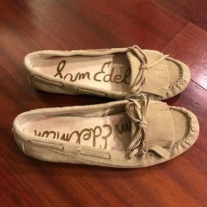 Sam Edelman Tan Moccasins