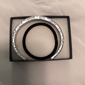 Bittersweet Silver Hair tie bracelet