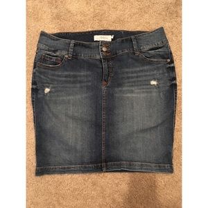 Torrid Denim Mini Skirt