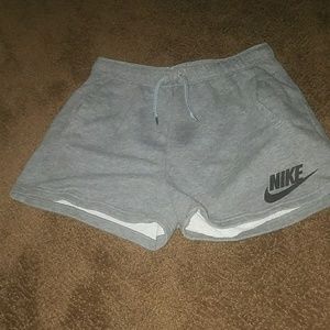 Grey nike shorts