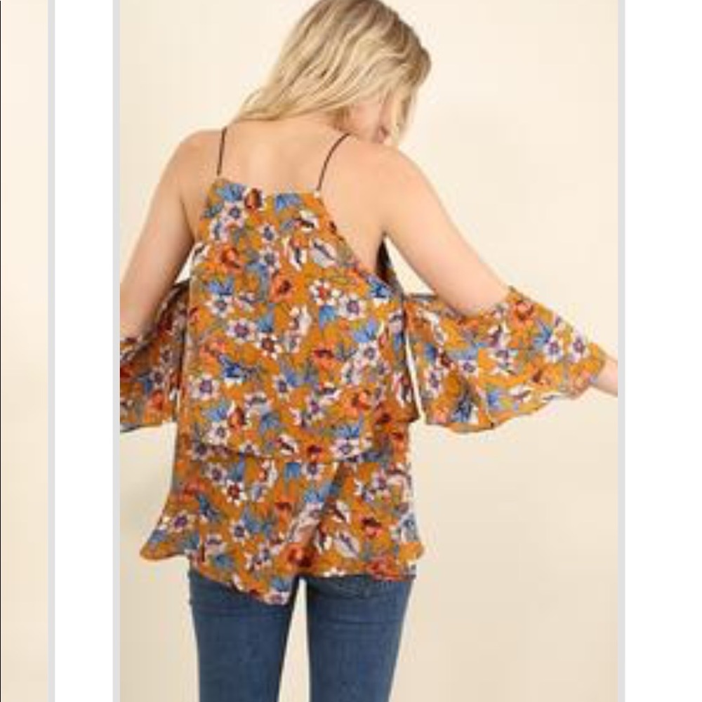 Short sleeve Floral print top - Picture 7 of 7
