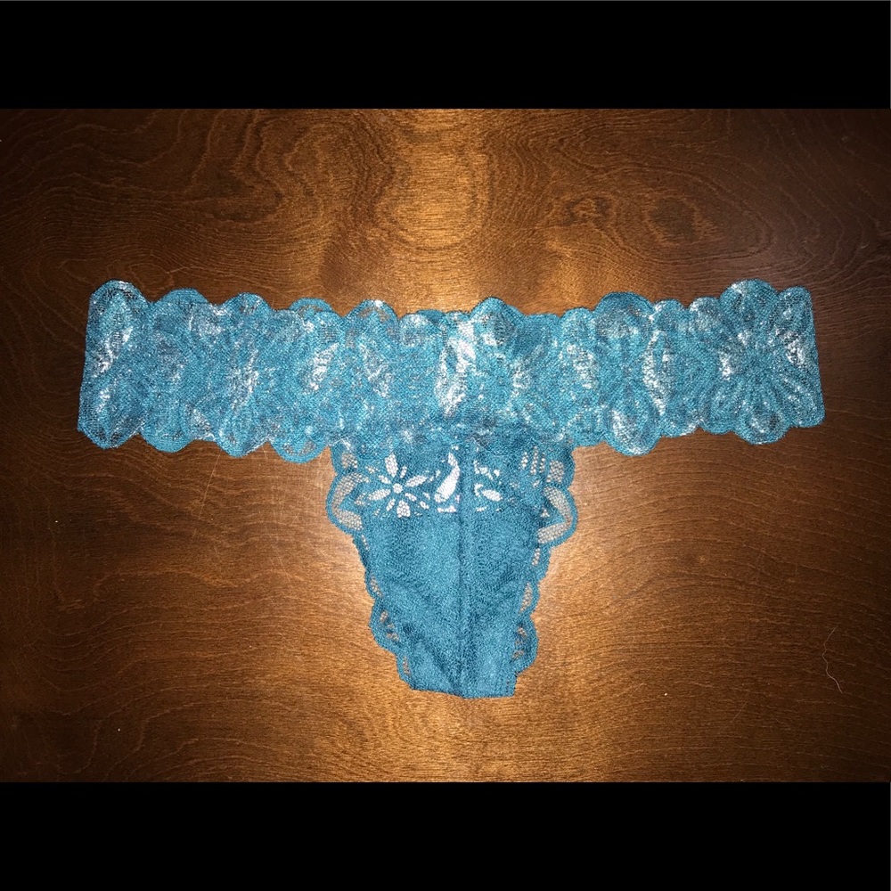 Victoria’s Secret teal/sparkling panties