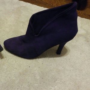 Violet purple booties