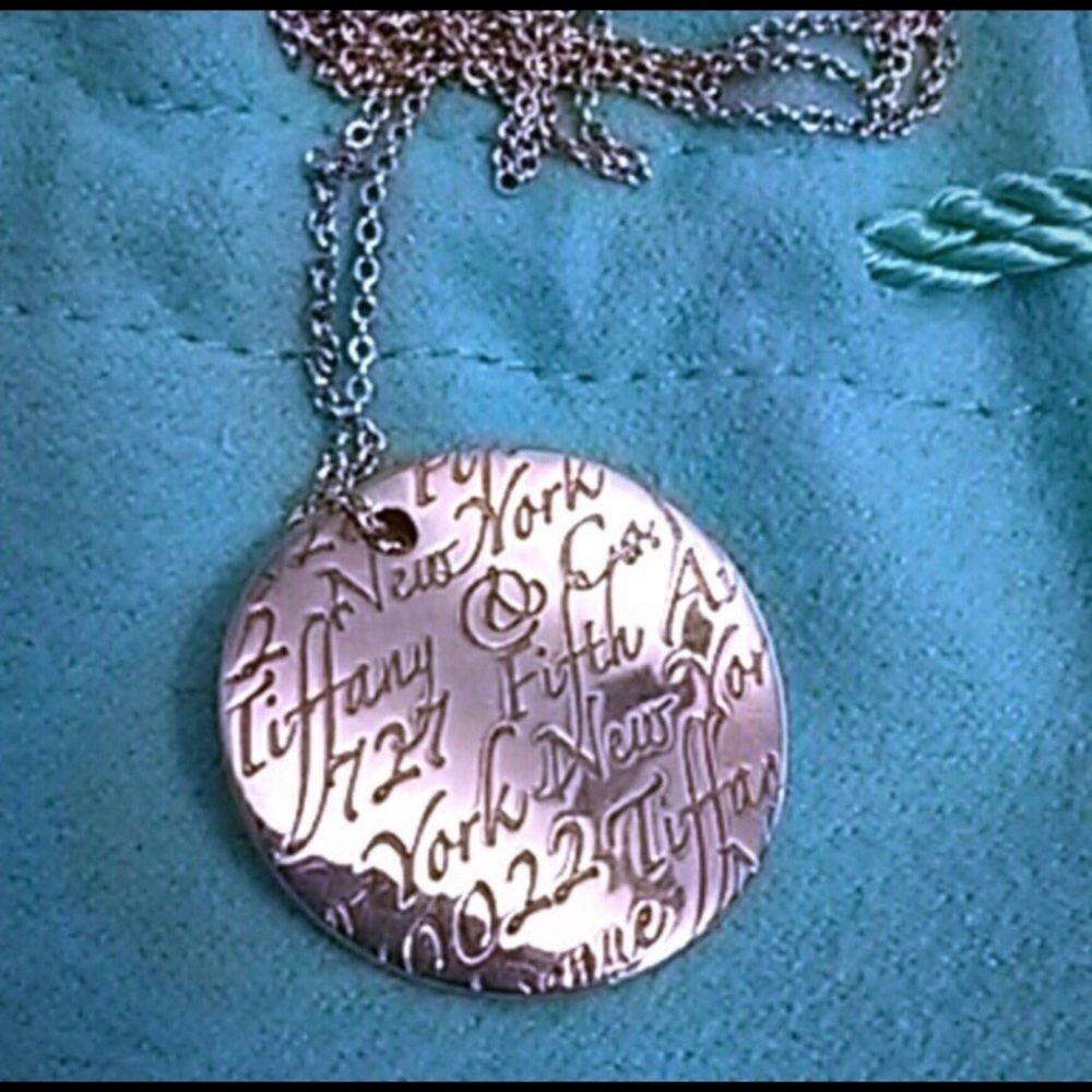 Retired Tiffany notes necklace