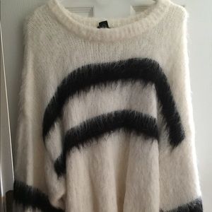 fuzzy sweater