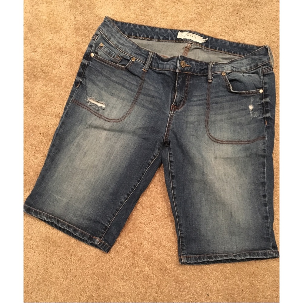 Torrid Denim Bermuda Short