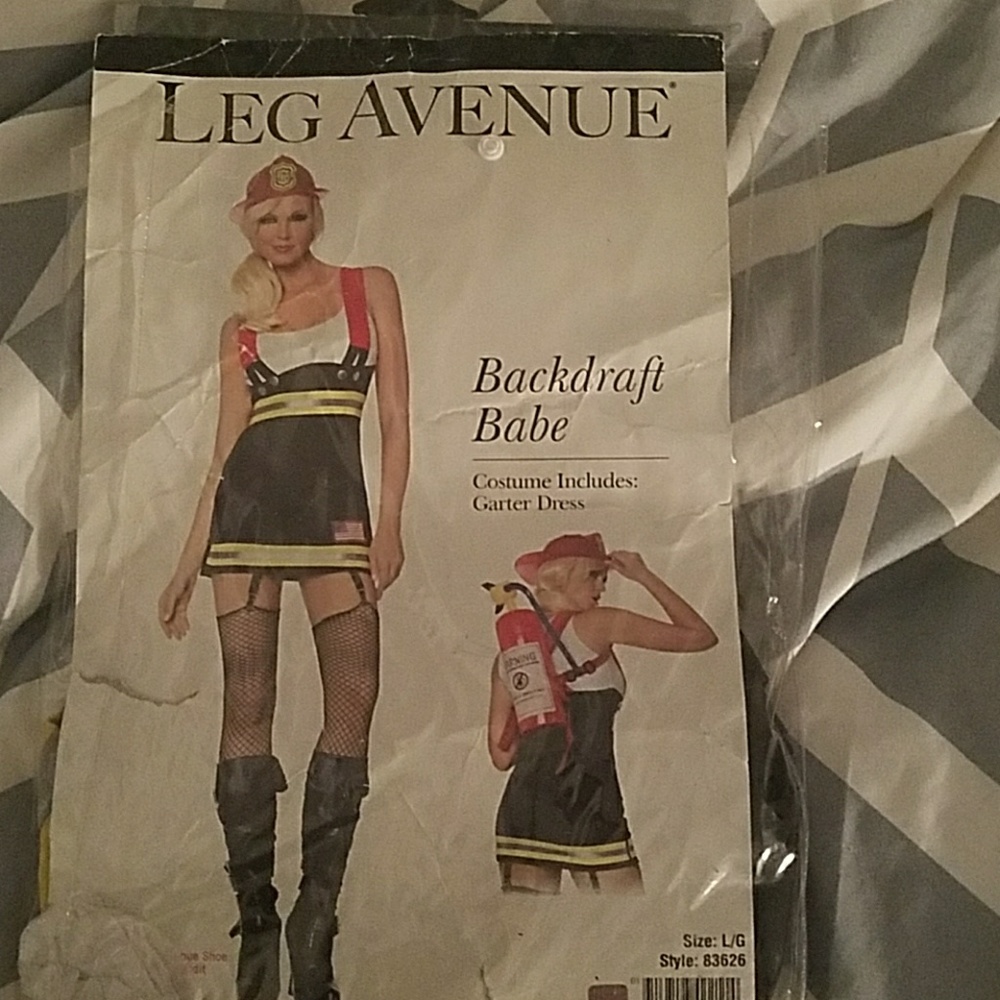 Woman's firefighter costume, only tried on