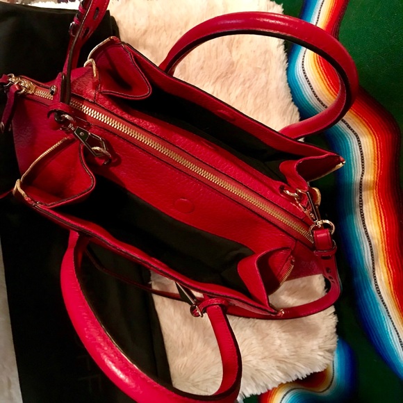 Rebecca Minkoff pink Perry satchel. Great used condition. - Picture 2 of 13