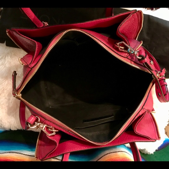 Rebecca Minkoff pink Perry satchel. Great used condition. - Picture 3 of 13