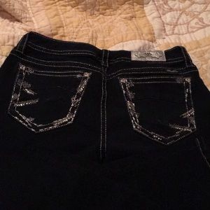 Miss me dark wash skinny jeans