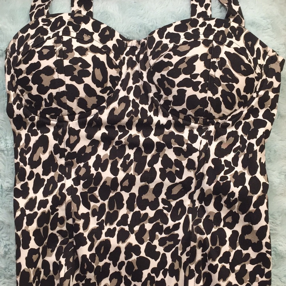 Cheetah Corset Top