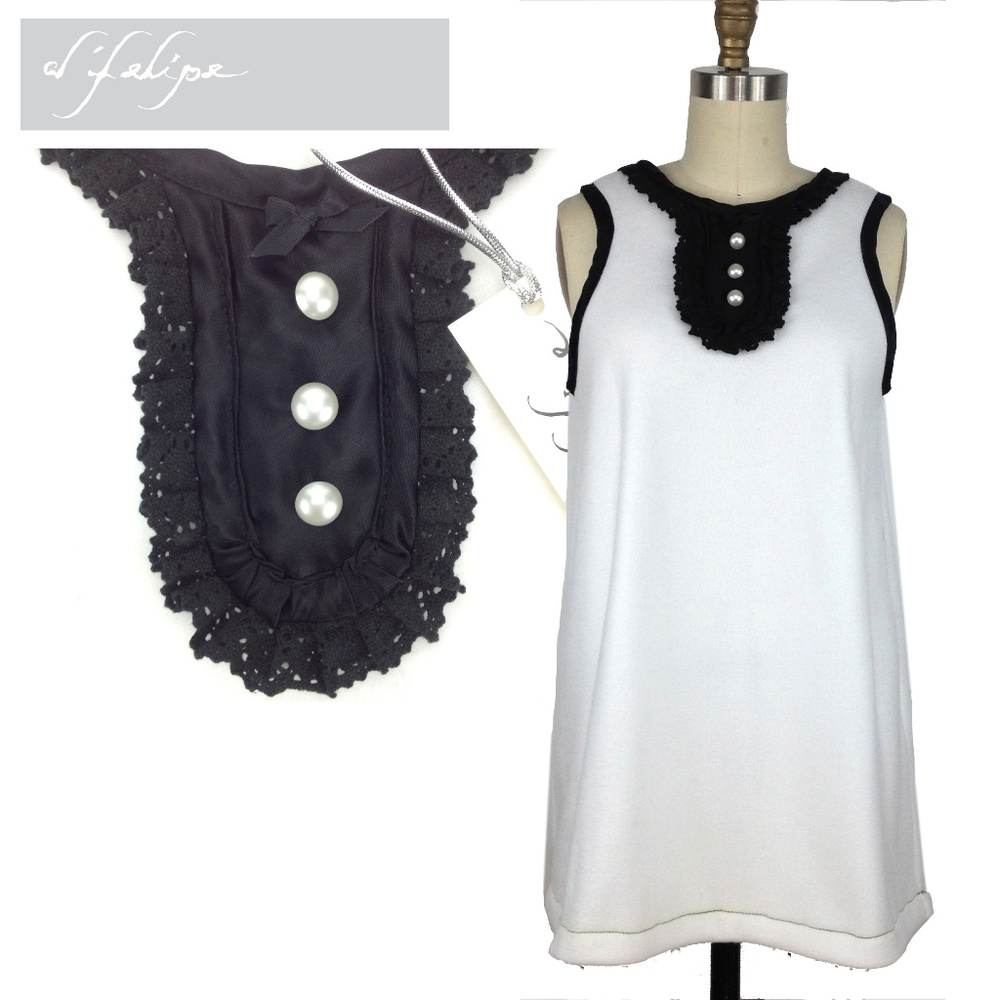 Fleece Pajama Dress Pearl and Lace Cosplay