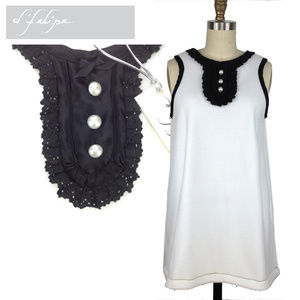 Fleece Pajama Dress Pearl and Lace Cosplay