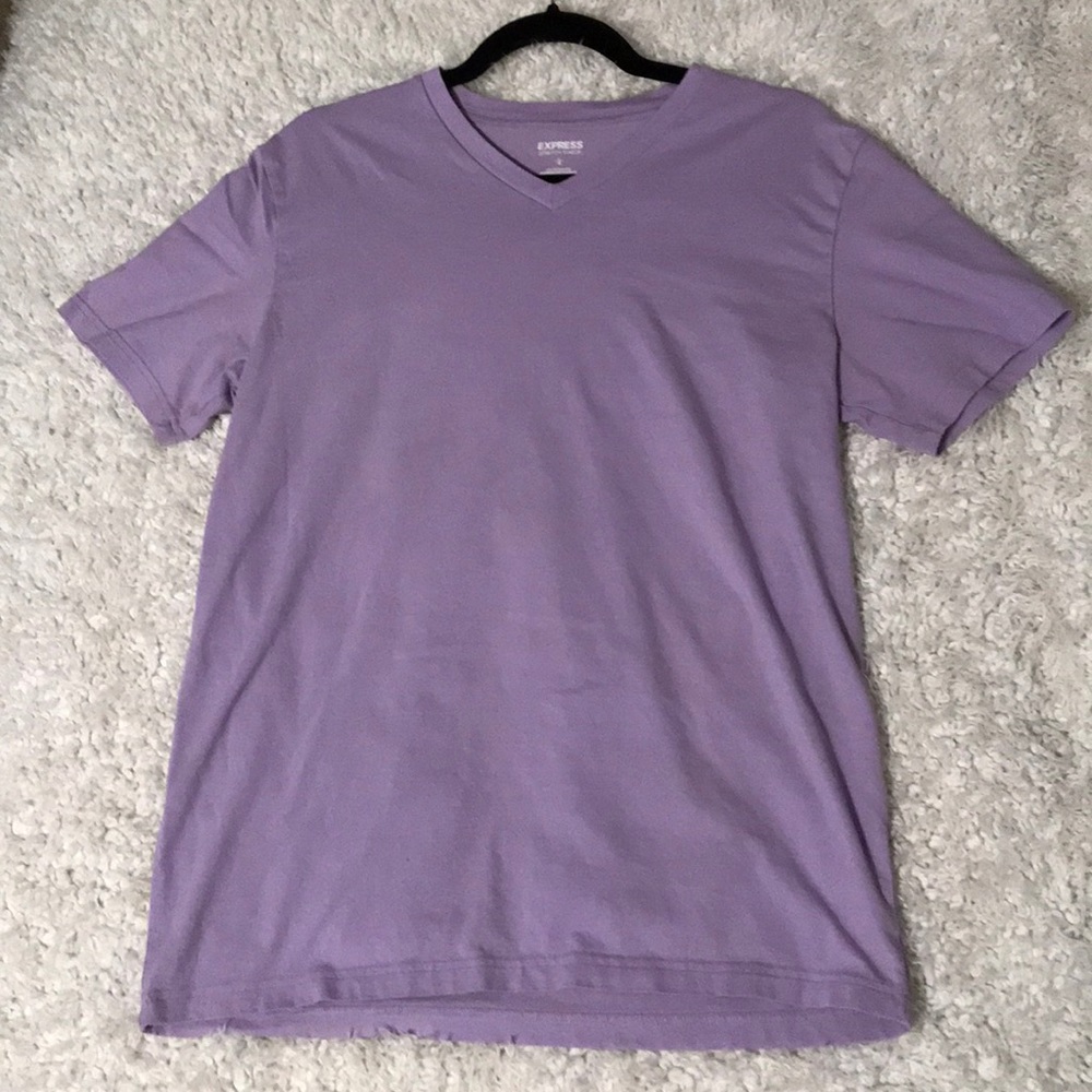 Light Purple V-neck
