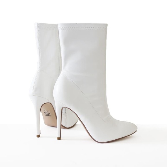 dean-white stretch ankle boots - Picture 5 of 7