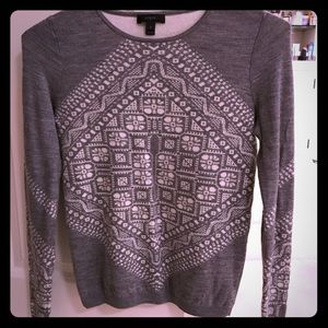 SALE J. Crew patterned sweater