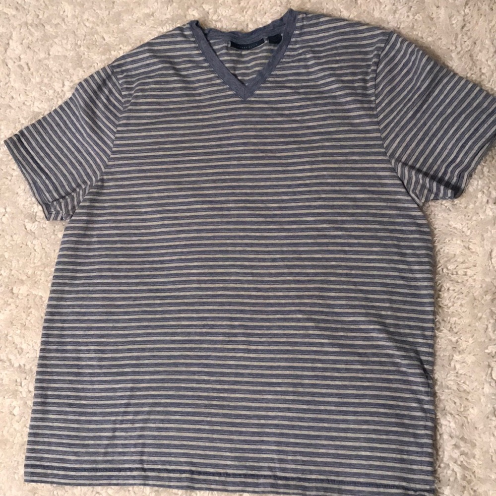 Striped V-Neck