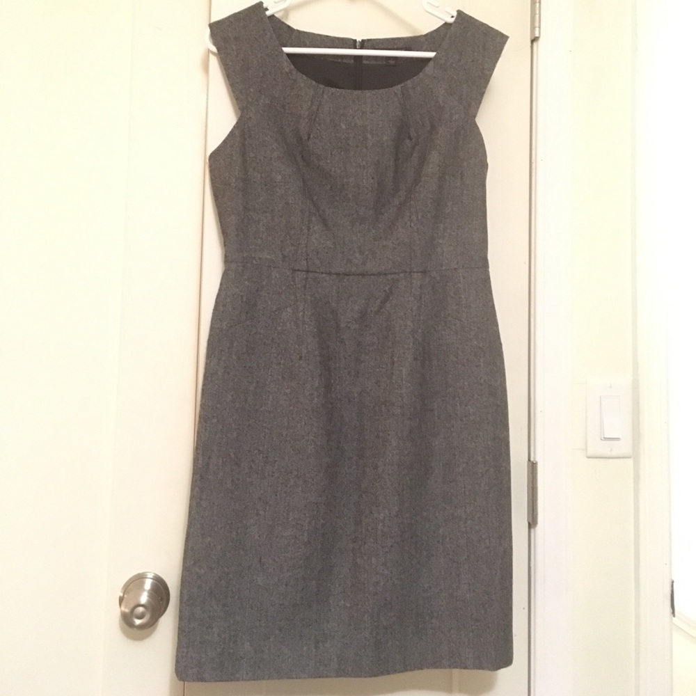 Beautiful grey sheath dress by Banana Republic