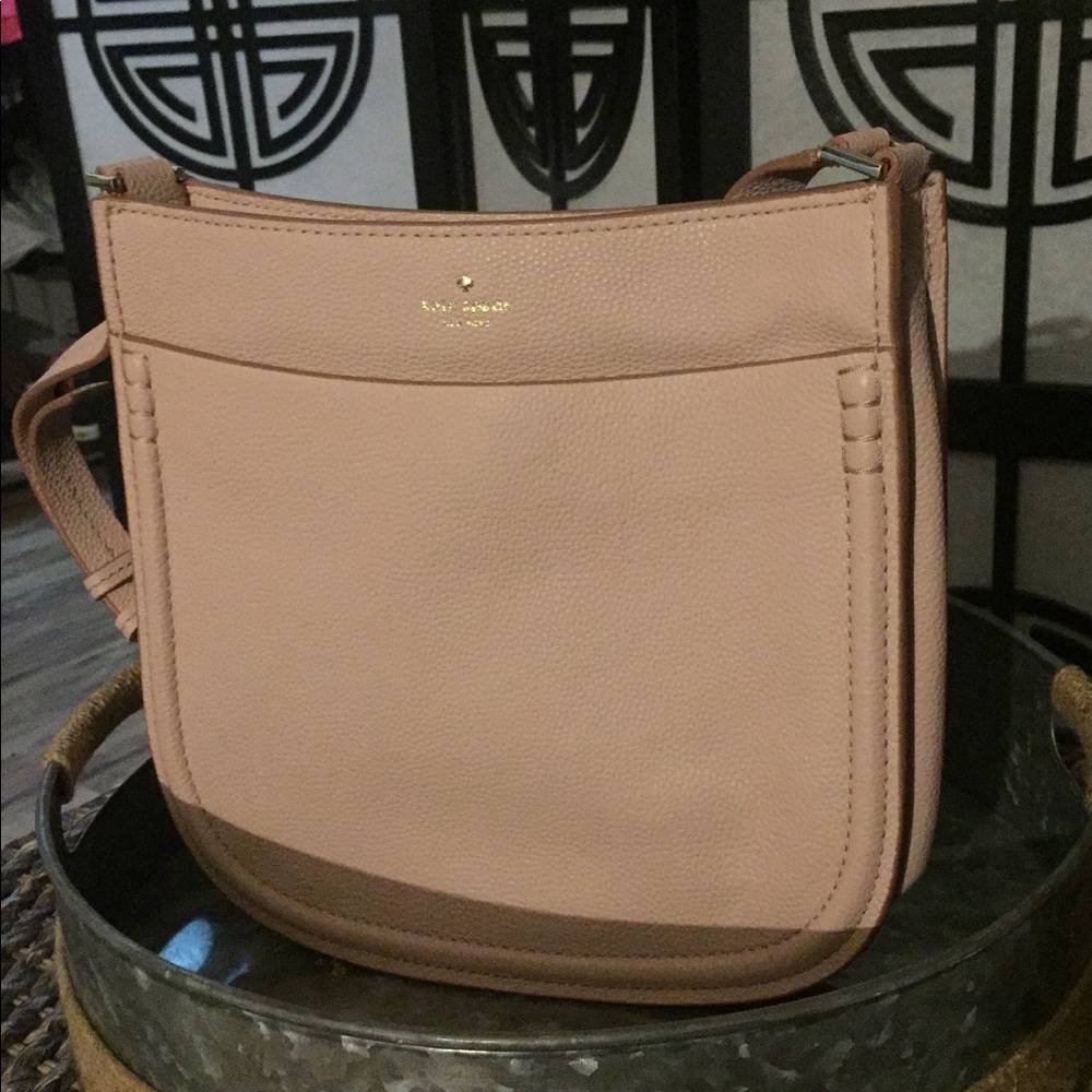 Kate spade blushing pink cross body purse