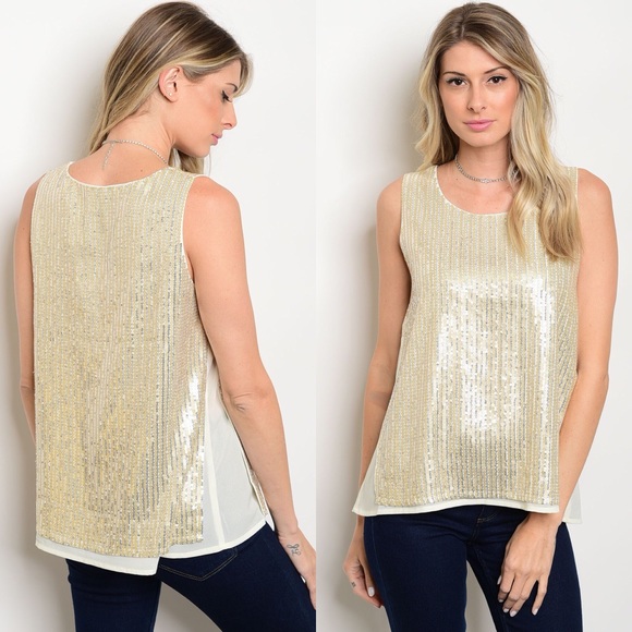 NWT Gold Goddess Blouse - Picture 7 of 8
