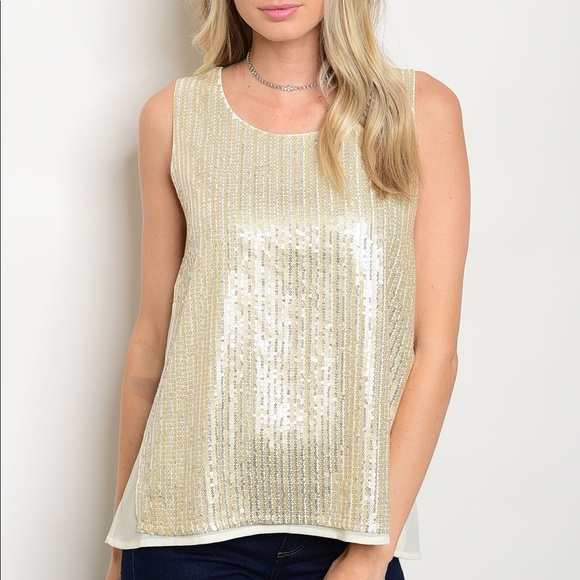 NWT Gold Goddess Blouse - Picture 5 of 8