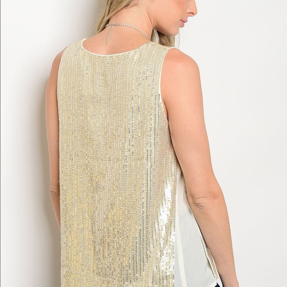 NWT Gold Goddess Blouse - Picture 6 of 8