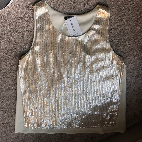 NWT Gold Goddess Blouse - Picture 3 of 8