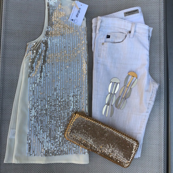 NWT Gold Goddess Blouse - Picture 2 of 8