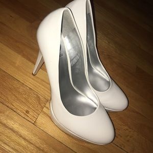 White Platform Heels