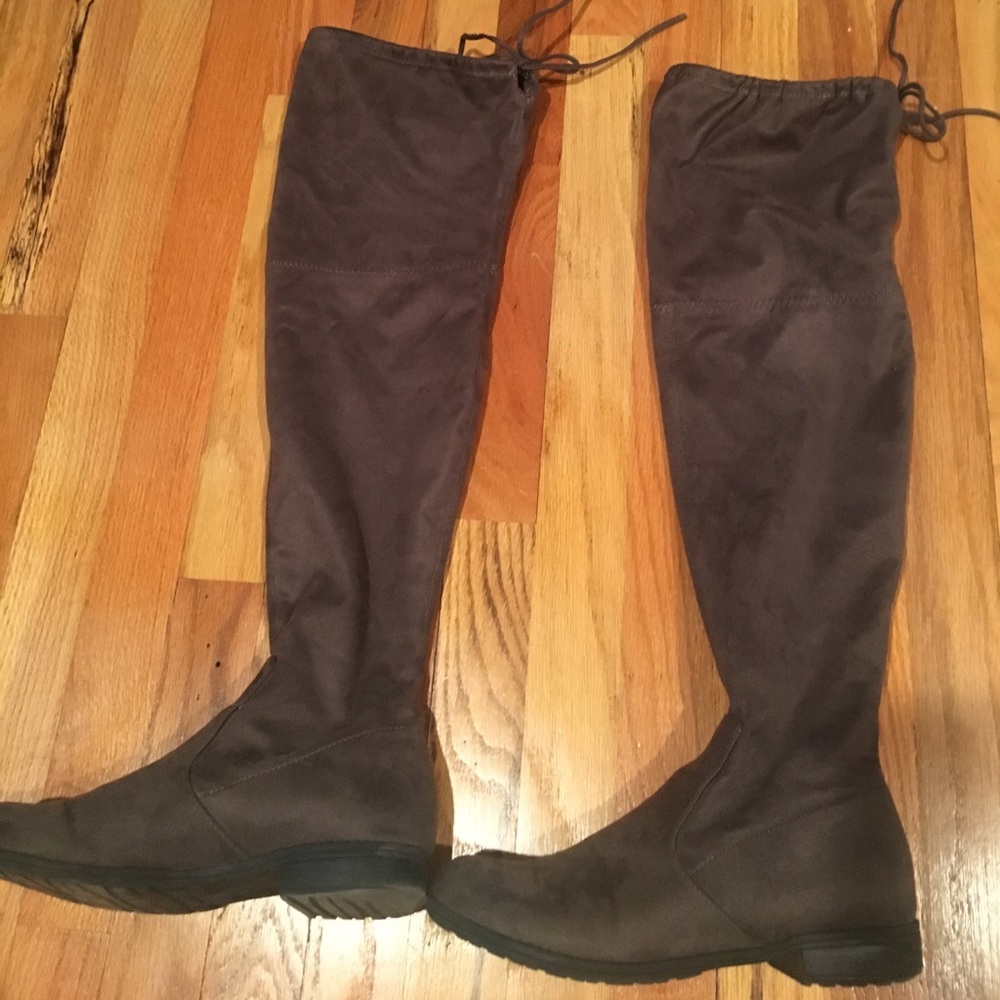 Barely worn suede OTK boots