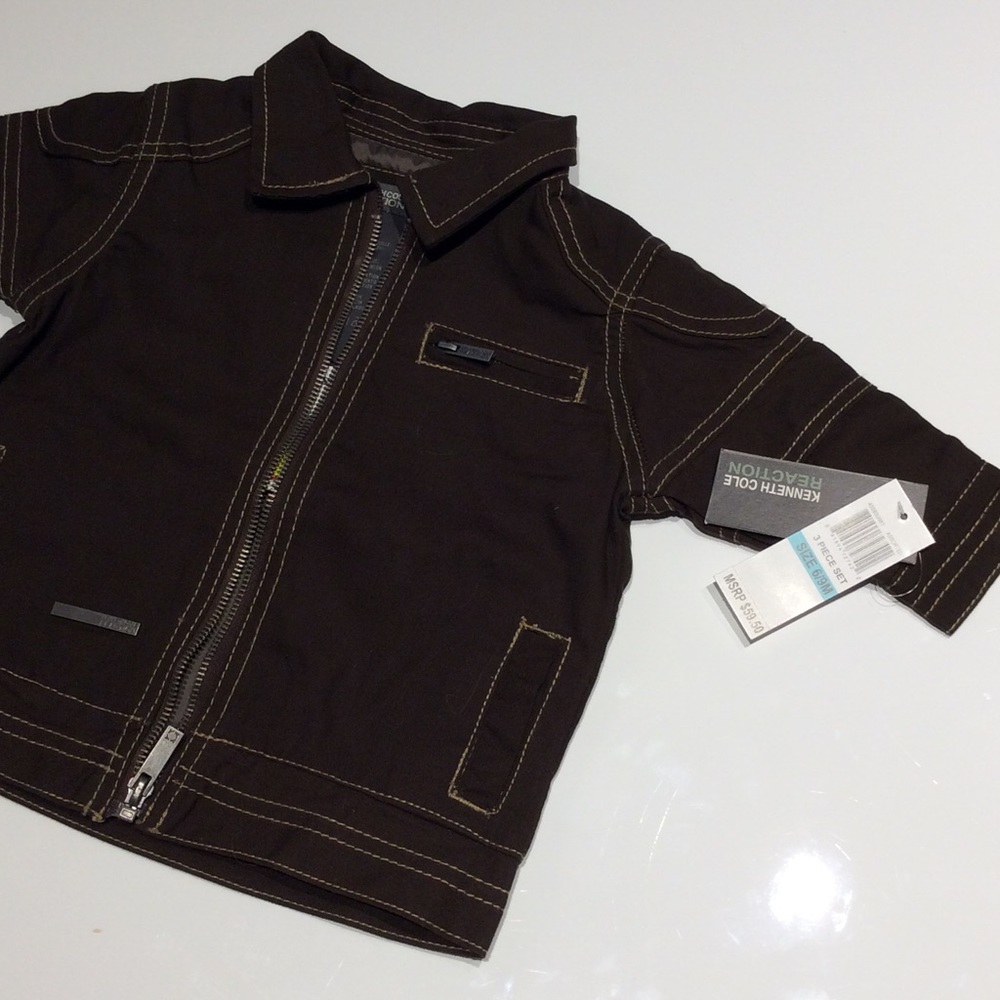 NWT “Reaction” by Kenneth Cole 3-piece 3/6M - Picture 3 of 4