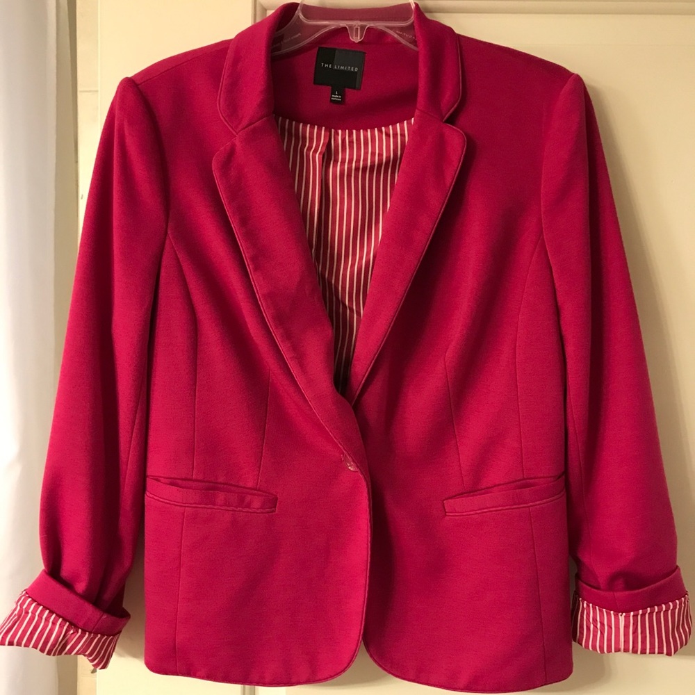 The Limited Fuchsia Jacket/Blazer