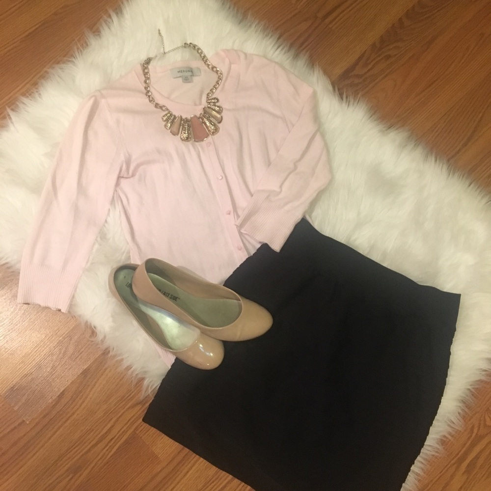 Soft pink sweater