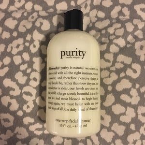 NWOT philosophy PURITY facial cleanser