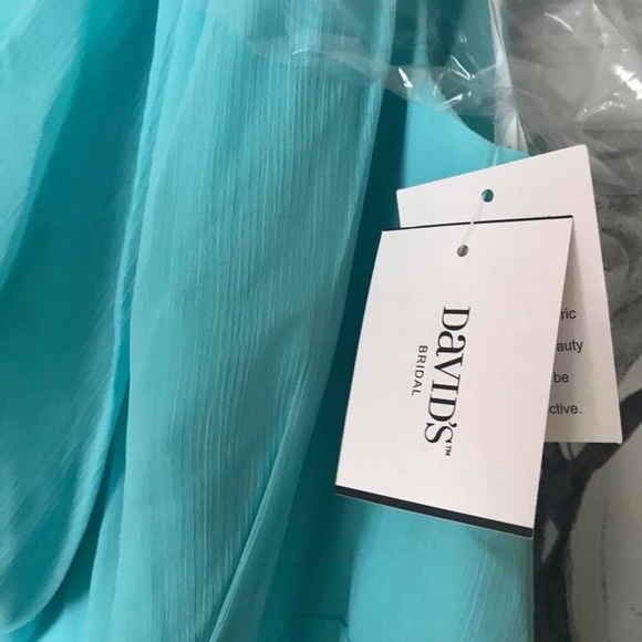 Tiffany Blue prom/bridesmaids dress - Picture 4 of 4
