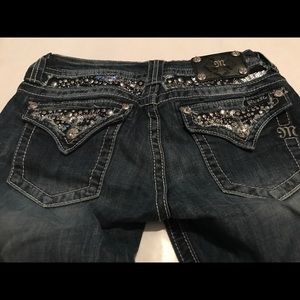 MISS ME Jeans Women's Denim Cuffed Capri- Size 28