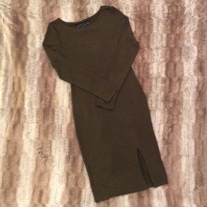 🆕 Long sleeve, Olive midi dress
